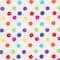 Multicolor Polka Dots Cotton Fabric by Loops & Threads®